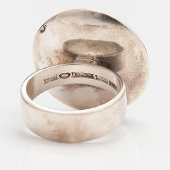 Saara Hopea, Ring, silver. Ossian Hopea, Borgå 1962.