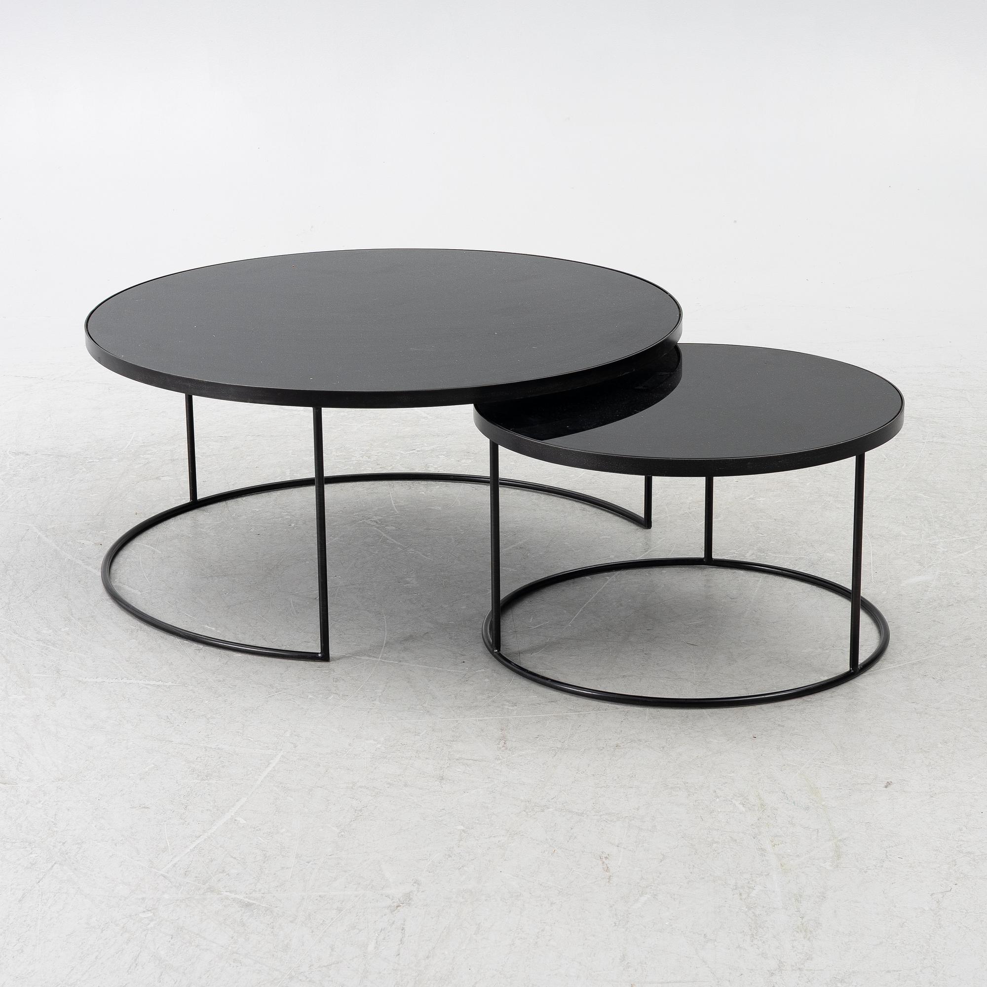 Dawn Sweitzer, a nesting coffee table set, Notre Monde, Belgium.