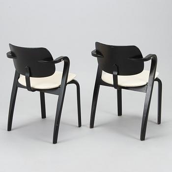 Ilmari Tapiovaara, a set of six 1960s 'Aslak' armchairs for Asko, Finland.