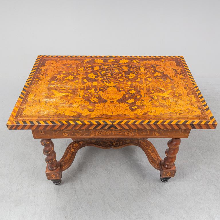 Table, Dutch Baroque style, second half of the 19th century.