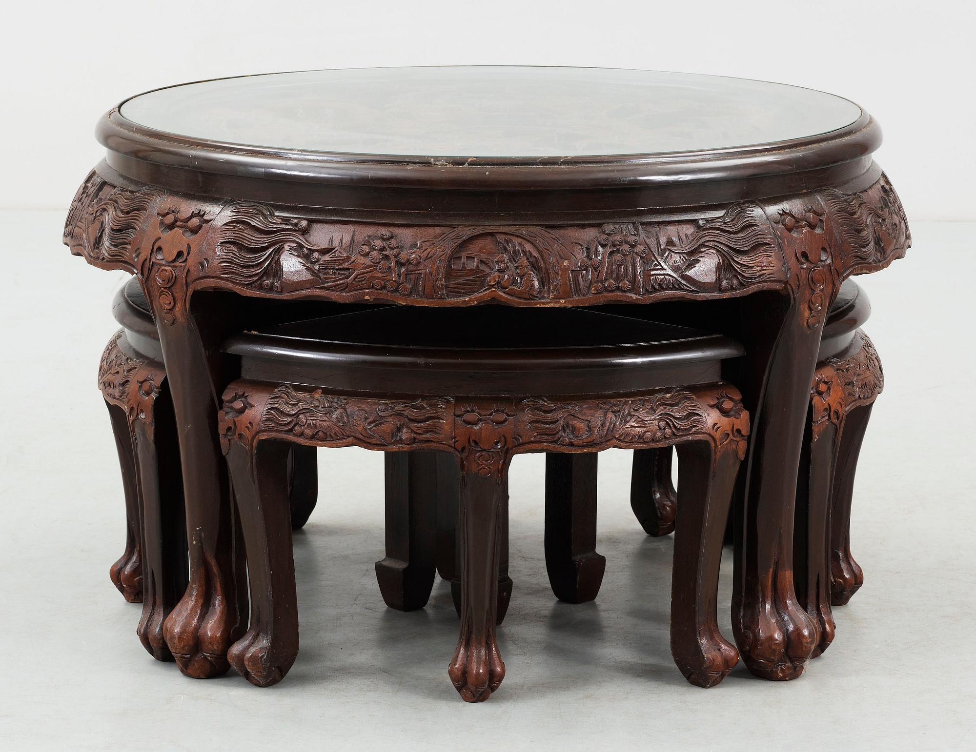 SITTGRUPP, 5 delar, Kina 1900-talets början.