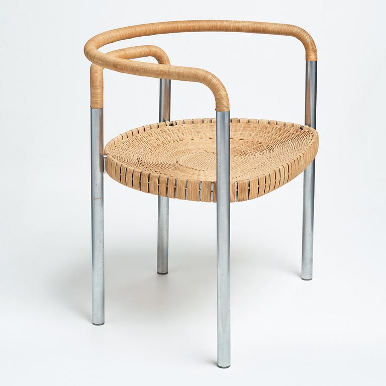 Poul Kjaerholm, a "PK 12" chair, edition E Kold Christensen, Denmark ca 1962.