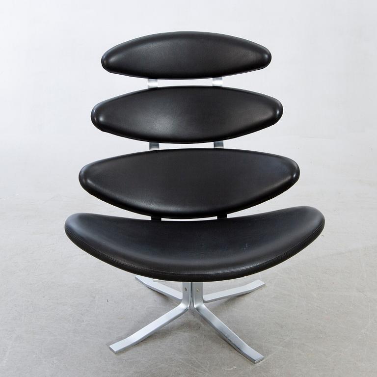 Poul Volther, fåtölj, "Corona EJ 5", Erik Jørgensen, Danmark, 2000-tal.