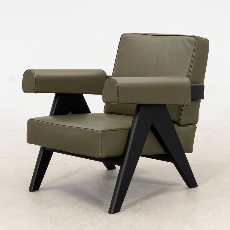 Pierre Jeanneret, fåtölj "053 Capitol Complex Armchair" Vitra 2000-tal.