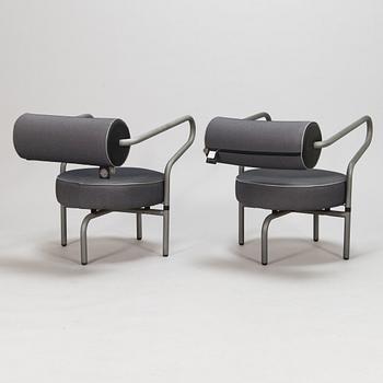 A pair of Danish open armchairs, The Natural Choice, Denmark.