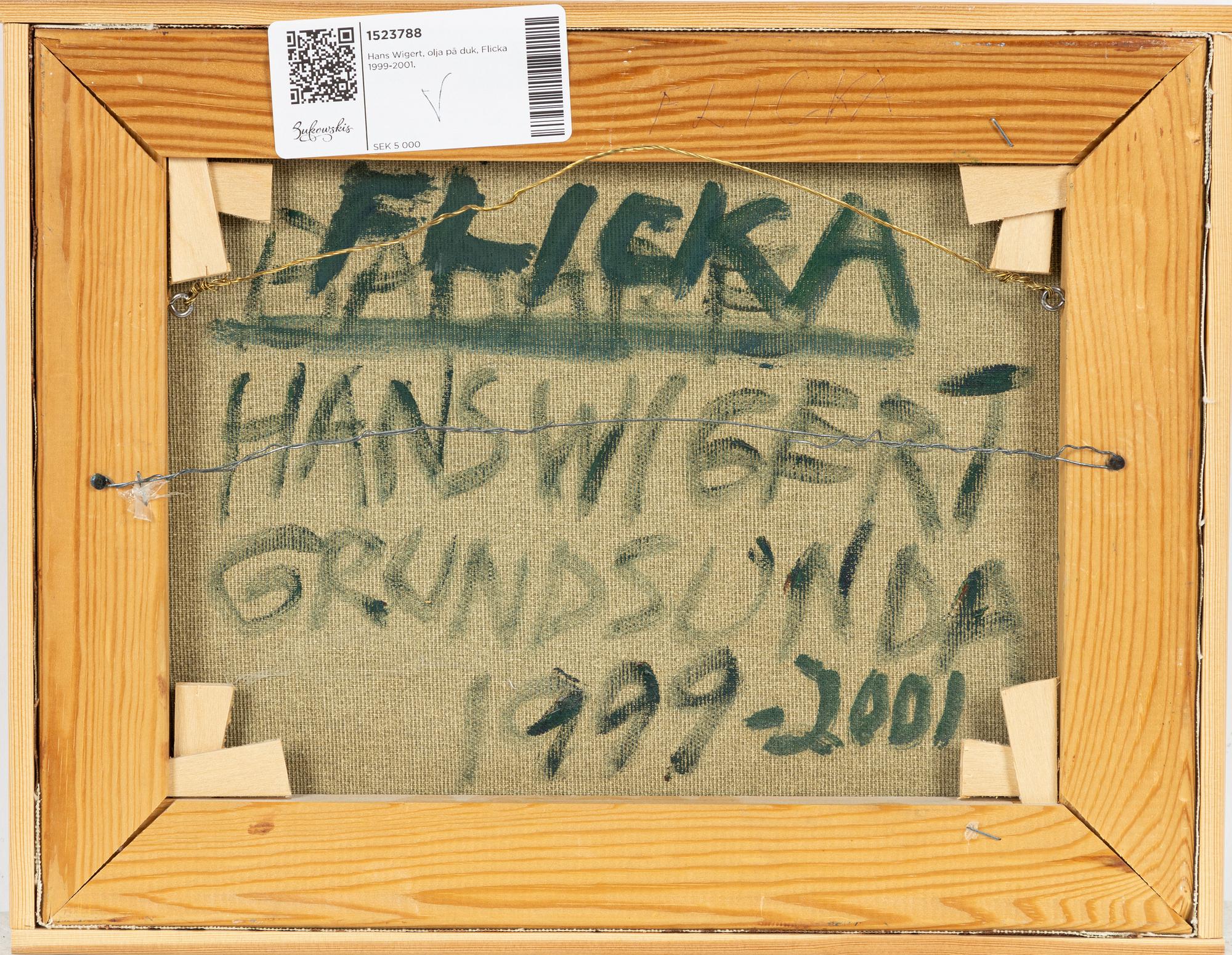 Hans Wigert, "Flicka".