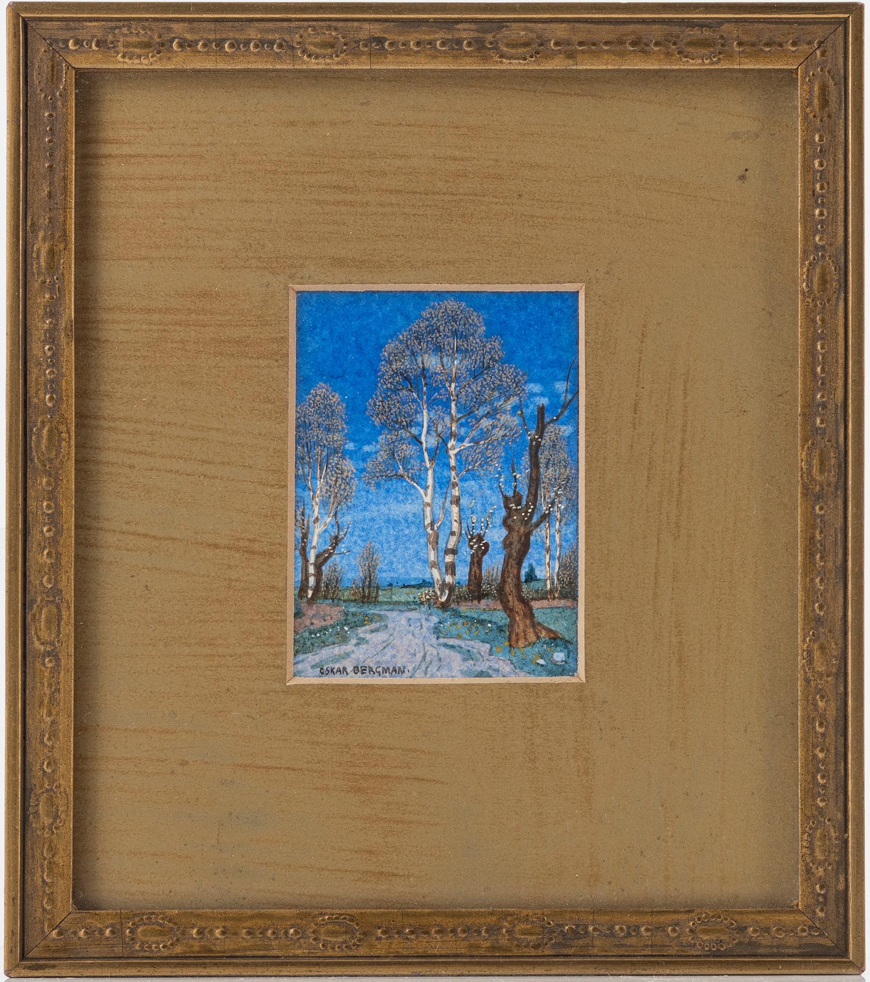 Oskar Bergman, Birches.