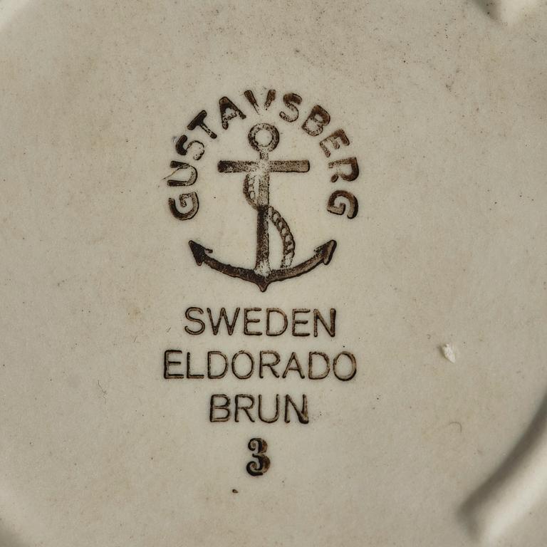 Wilhelm Kåge, servisdelar, 14 st, "Eldorado", Gustavsberg, 1936-1962.