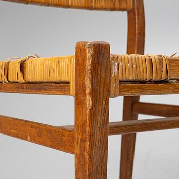 Erik Wørts, five chairs, Henrik Wørts Møbelsnedkeri, Denmark, mid20th century.
