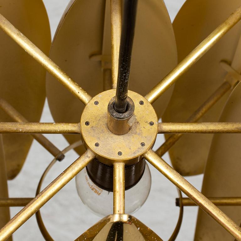 A second half of the 20th century 'Kastor' ceiling lamp by Jo Hammerborg for Fog & Mörup, Denmark.