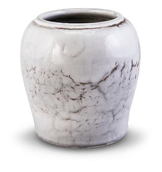 198. Toini Muona, A stoneware jar signed TM.