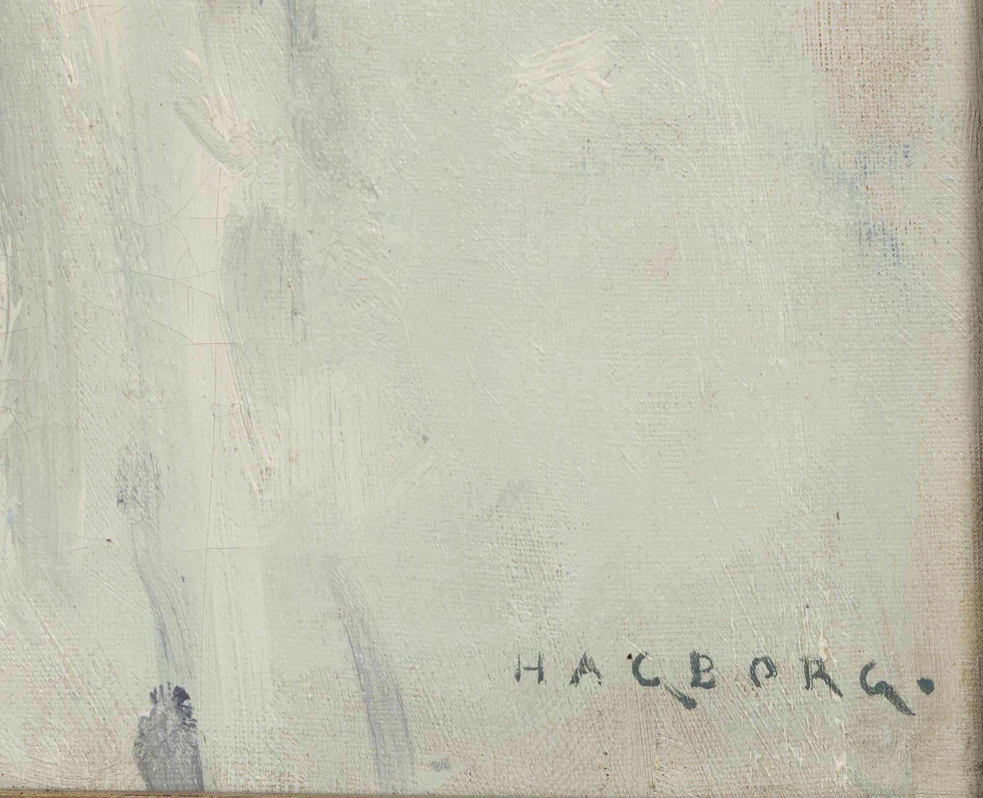 August Hagborg, "Vinterlandskap".