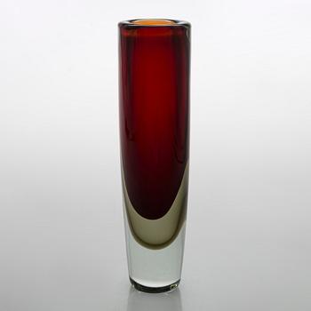 Kaj Franck, a 'KF 239' glass vase signed K. Franck Nuutajärvi Notsjö -58.