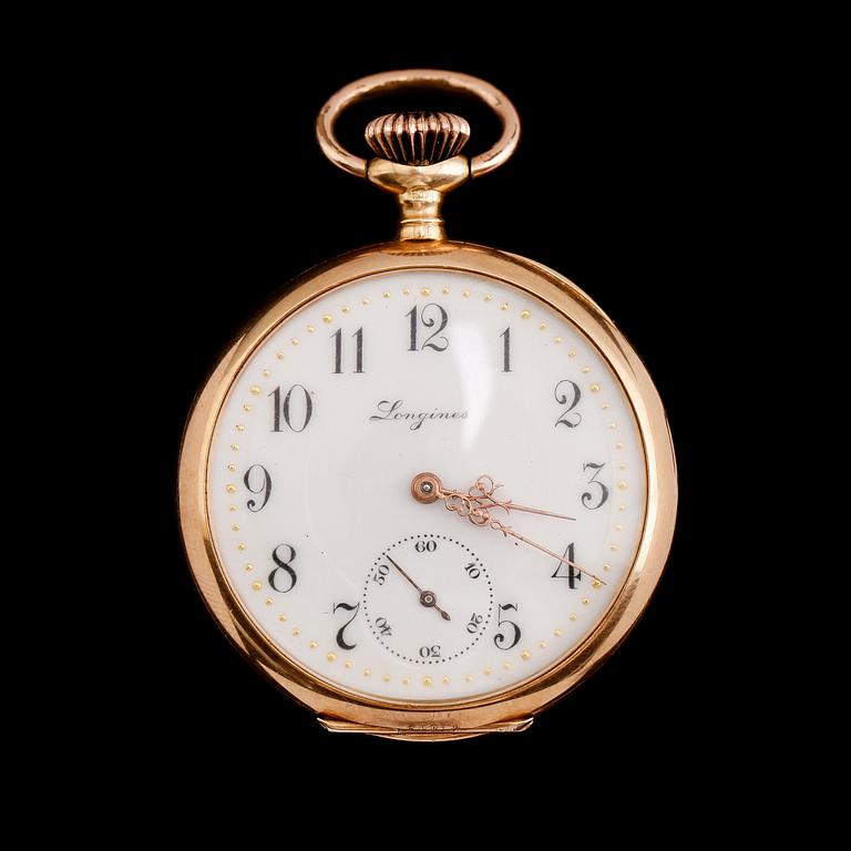 FICKUR, 14 k guld, Longines, 1900-talets första hälft.