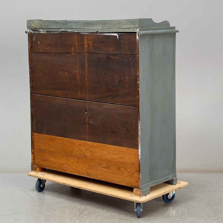 A mid 19th century painted cupboard.