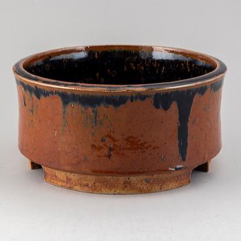 MARIANNE WESTMAN, a stoneware jardiniere, Rörstrand, Sweden.