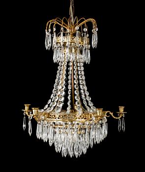 LJUSKRONA, empirestil, 1900-talets mitt. H 65.