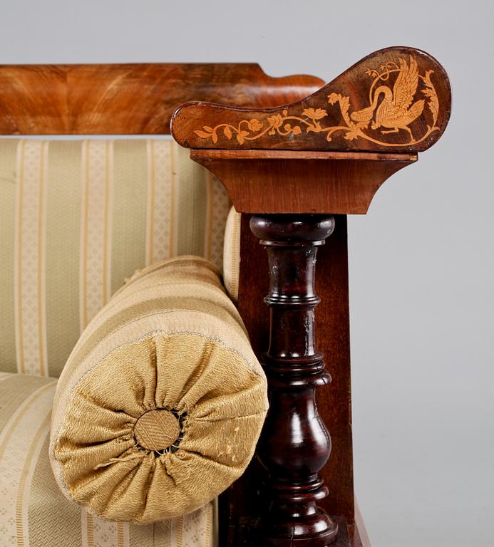 SOFFA, senempire, omkring 1800-talets mitt.