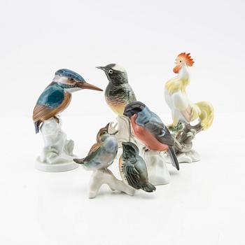 Figurines 5 pcs Rosenthal/Rudolstadt Germany mid-20th century porcelain.