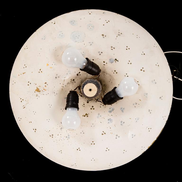 A mid-20th century '1965' pendant light for Taito /Idman, Finland.
