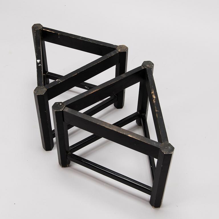 CARL GUSTAF HIORT AF ORNÄS, a mid 20th century TV-stand for HMN Huonekalu Mikko Nupponen.