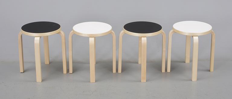 PALLAR, 4st, modell 60, Alvar Aalto, Artek.