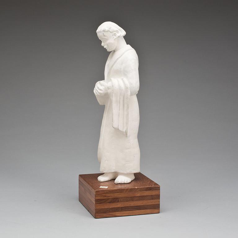 SKULPTUR, gips, signerad Sundin.