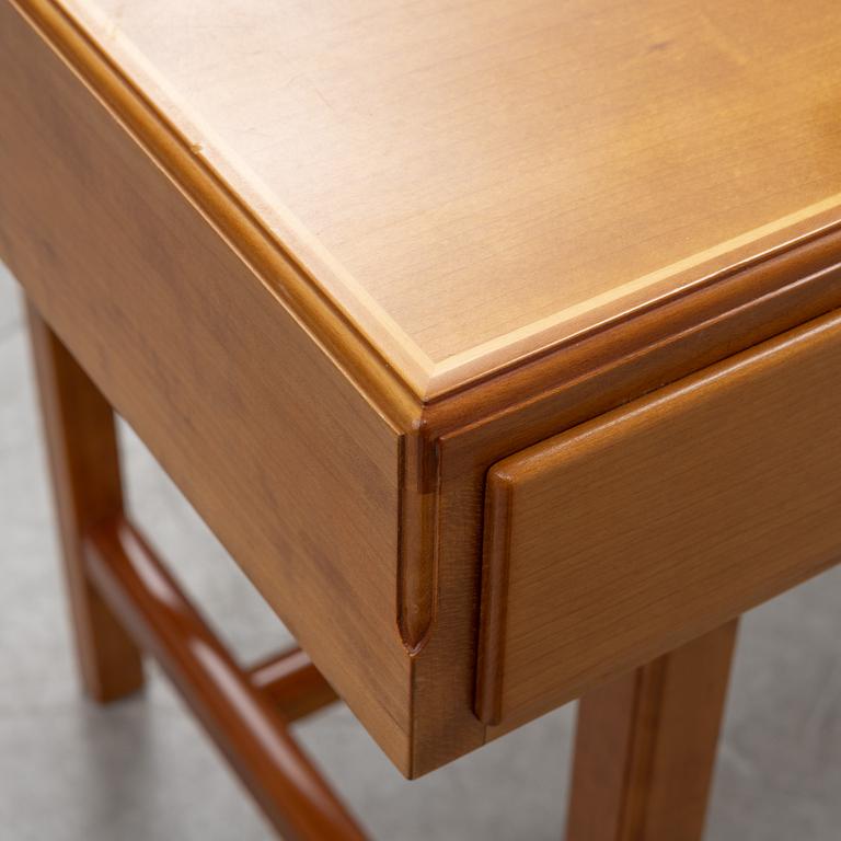 Josef Frank, a model '1022' cherry wood desk, Svenskt Tenn, post 1985.