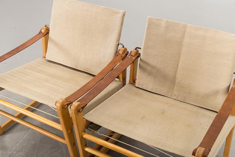 a pair of 'Cikada' armchairs by Benhgt Ruda, Ikea 1964.