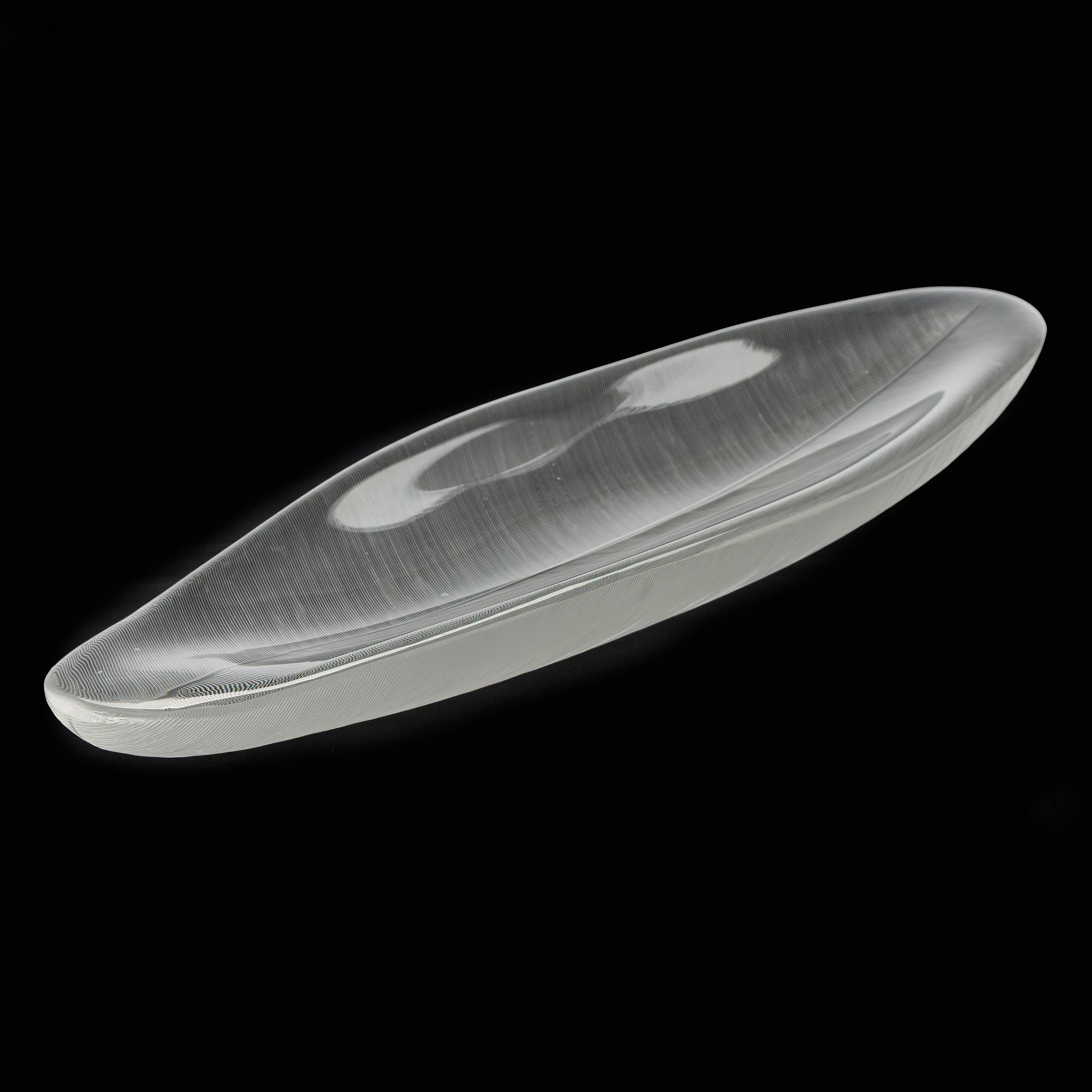 Tapio Wirkkala, a '3869' art object 'Feather' signed Tapio Wirkkala Iittala -55.