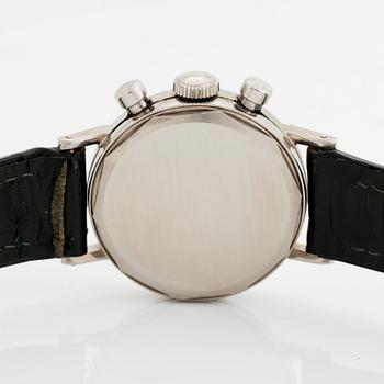 Ulysse Nardin, Locle Suisse, chronograph, "François Borgel Case", ca 1945.