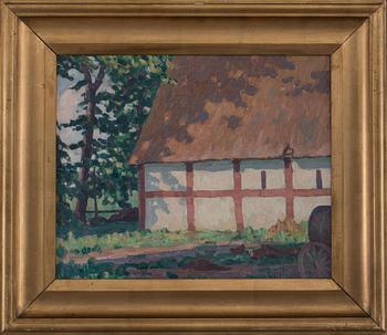 OSSIAN GYLLENBERG, olja på duk. Signerad och daterad -18.