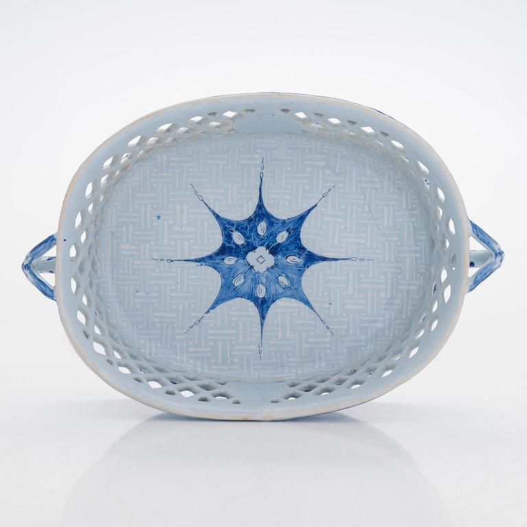 Rörstrand, a mid-18th-century faience bowl dated  8 november 1758.