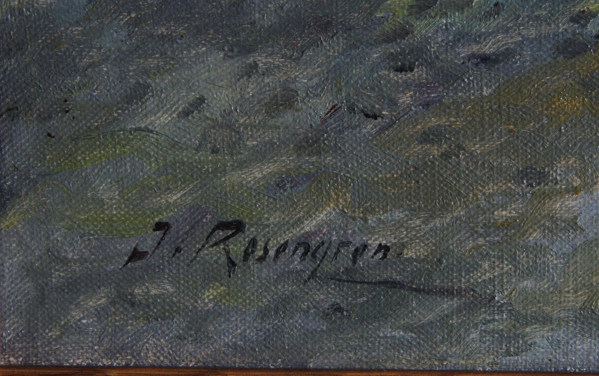 ROSENGREN, JEAN, olja på duk, sign.