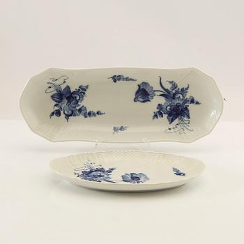 Service set, approximately 57 pieces, "Blå Blomst" Royal Copenhagen, Denmark, porcelain.