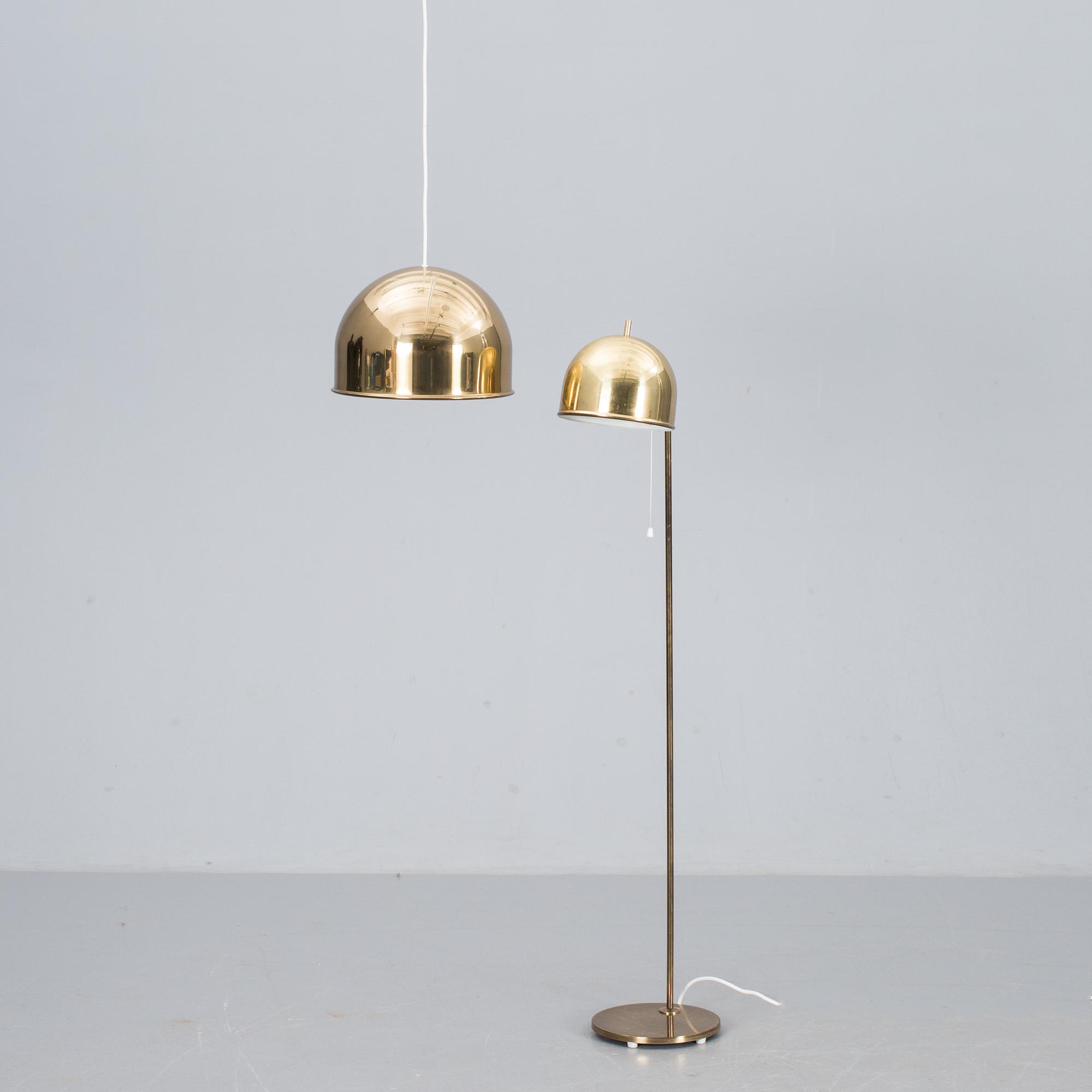 GOLVLAMPA och TAKLAMPA, Bergbom, 1900-talets andra hälft.