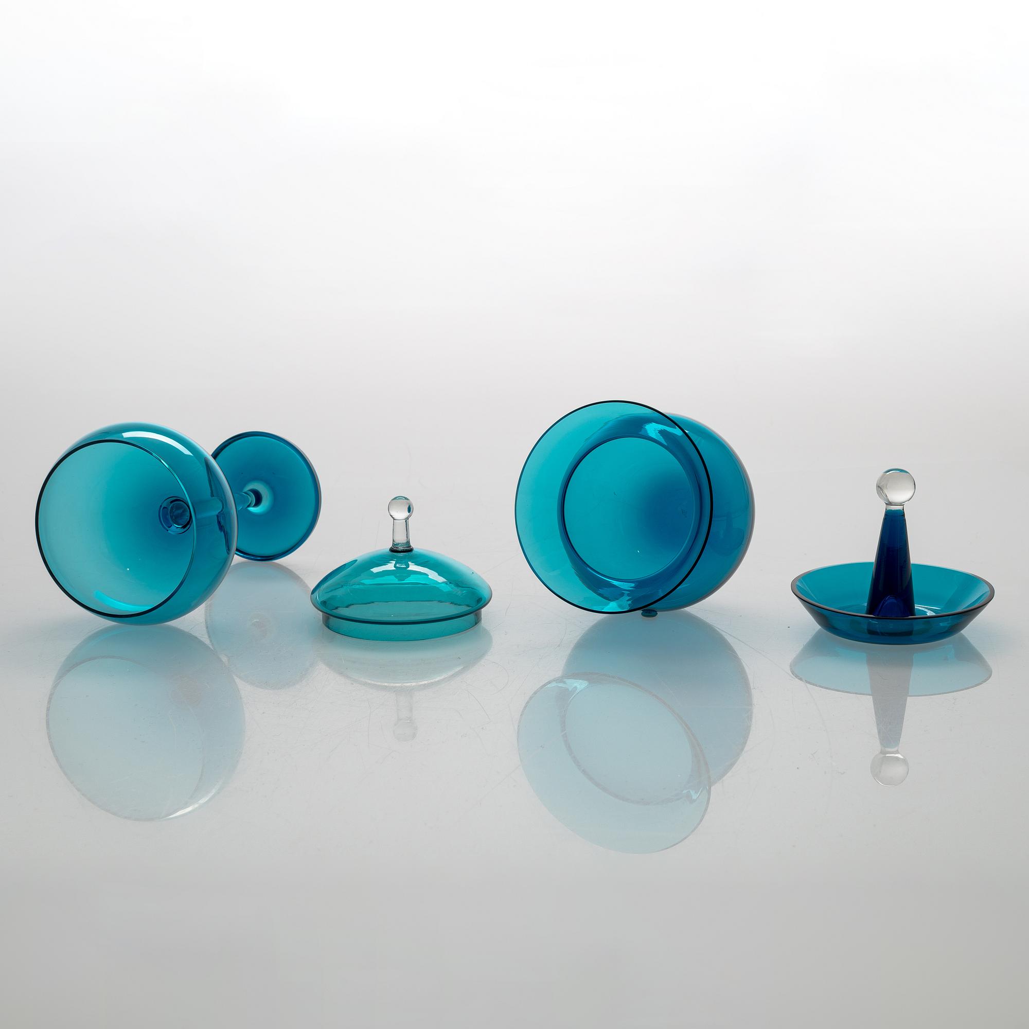 Nanny Still, servisdelar, 24 st, Harlekin, Riihimäen Lasi Oy.