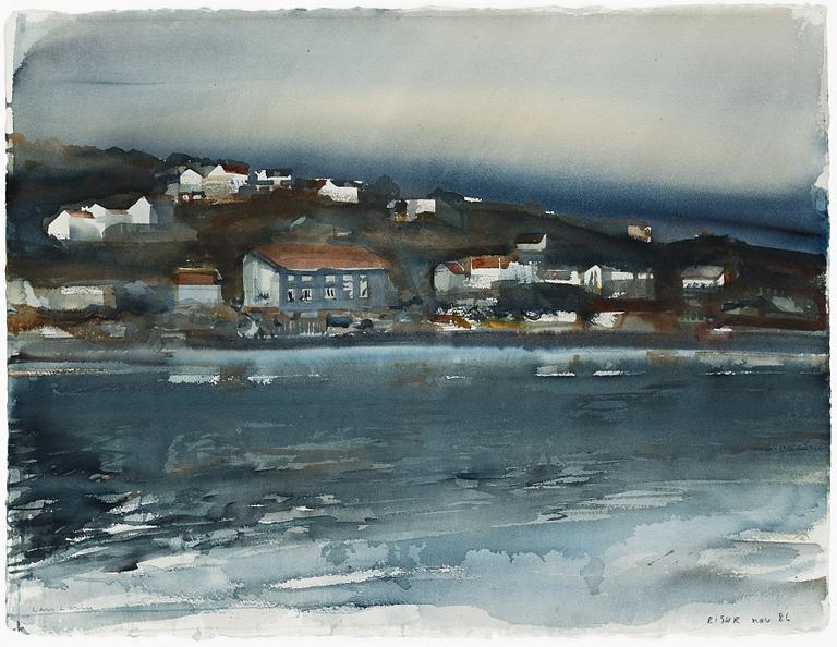 Lars Lerin, "Risør".