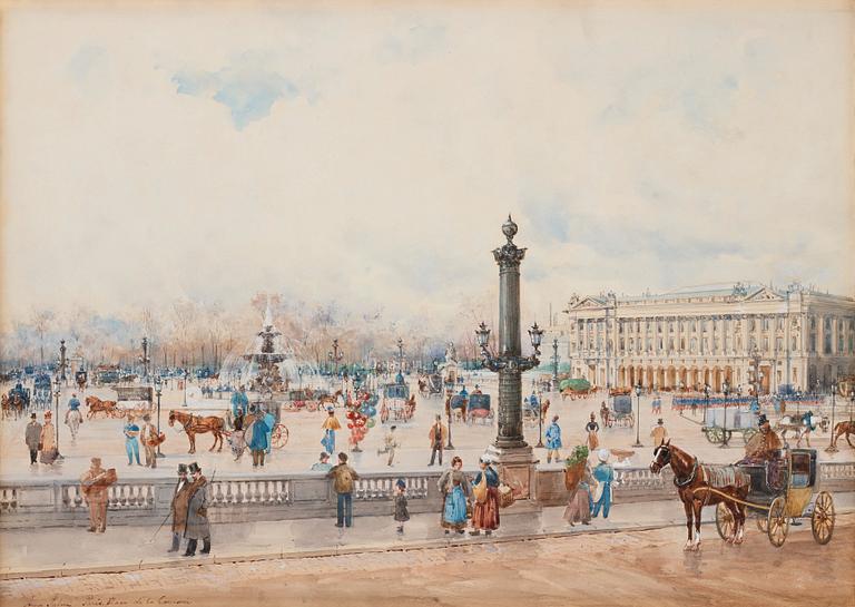 Anna Palm de Rosa, Paris, Place de la Concorde.