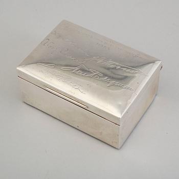 an early 20th century silver box by K Andersson Stockholm.