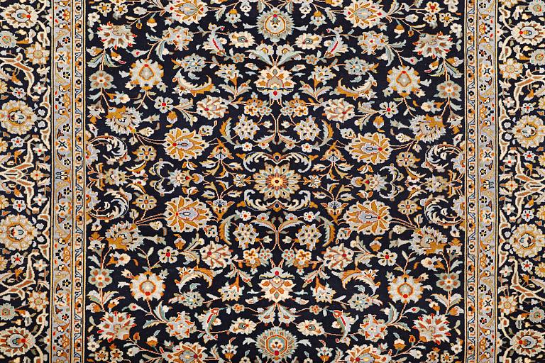 A carpet, Kashan, c. 299 x 217 cm.