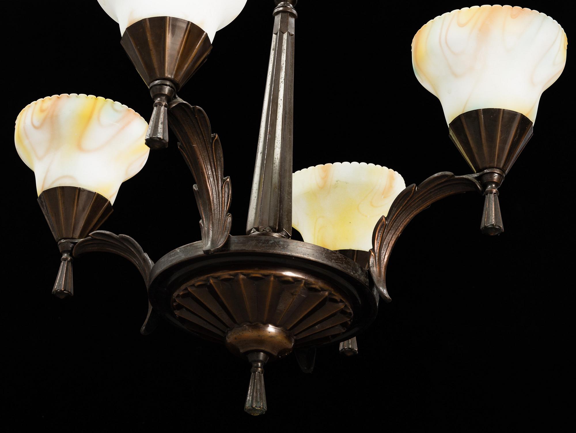 TAKLAMPA, Art Deco, 1920-30-tal.