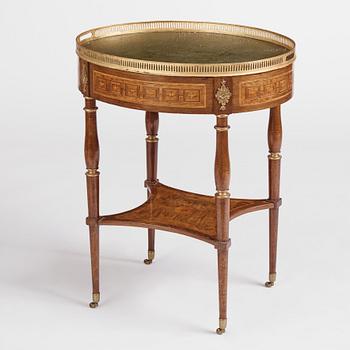 A Gustavian marquetry and gilt-brass mounted tray-table by G. Iwersson (master 1778-1813).