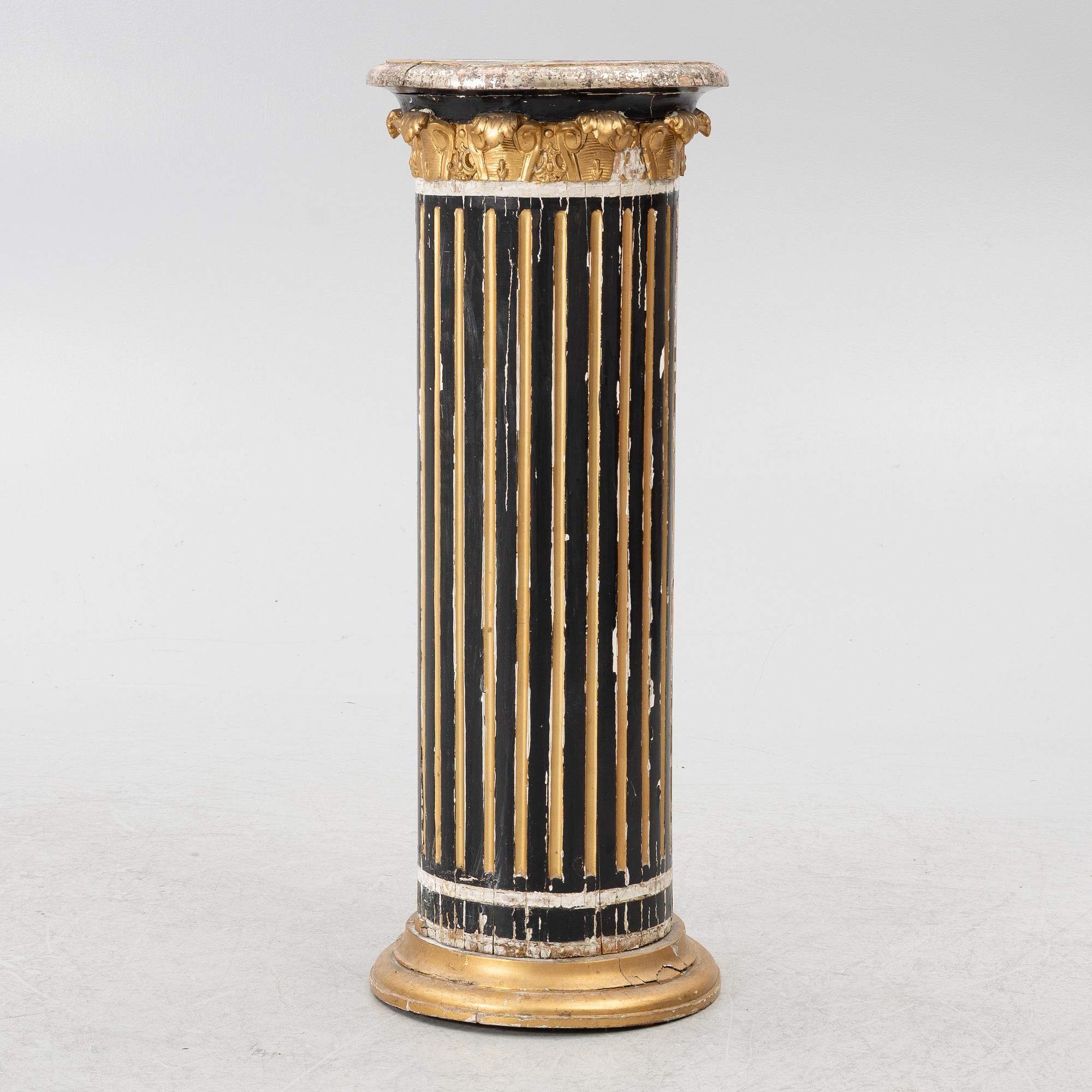 Piedestal, 1800-talets slut.