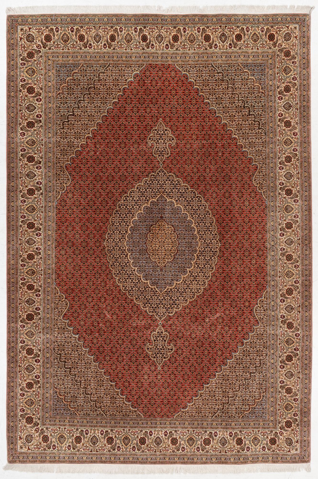 Carpet, Tabriz, approx. 300 x 205 cm.