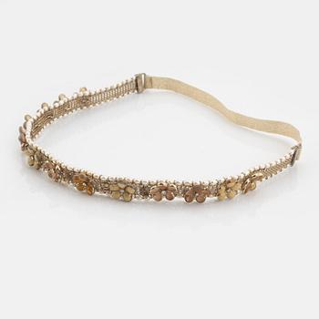 Chanel, hårband/diadem.