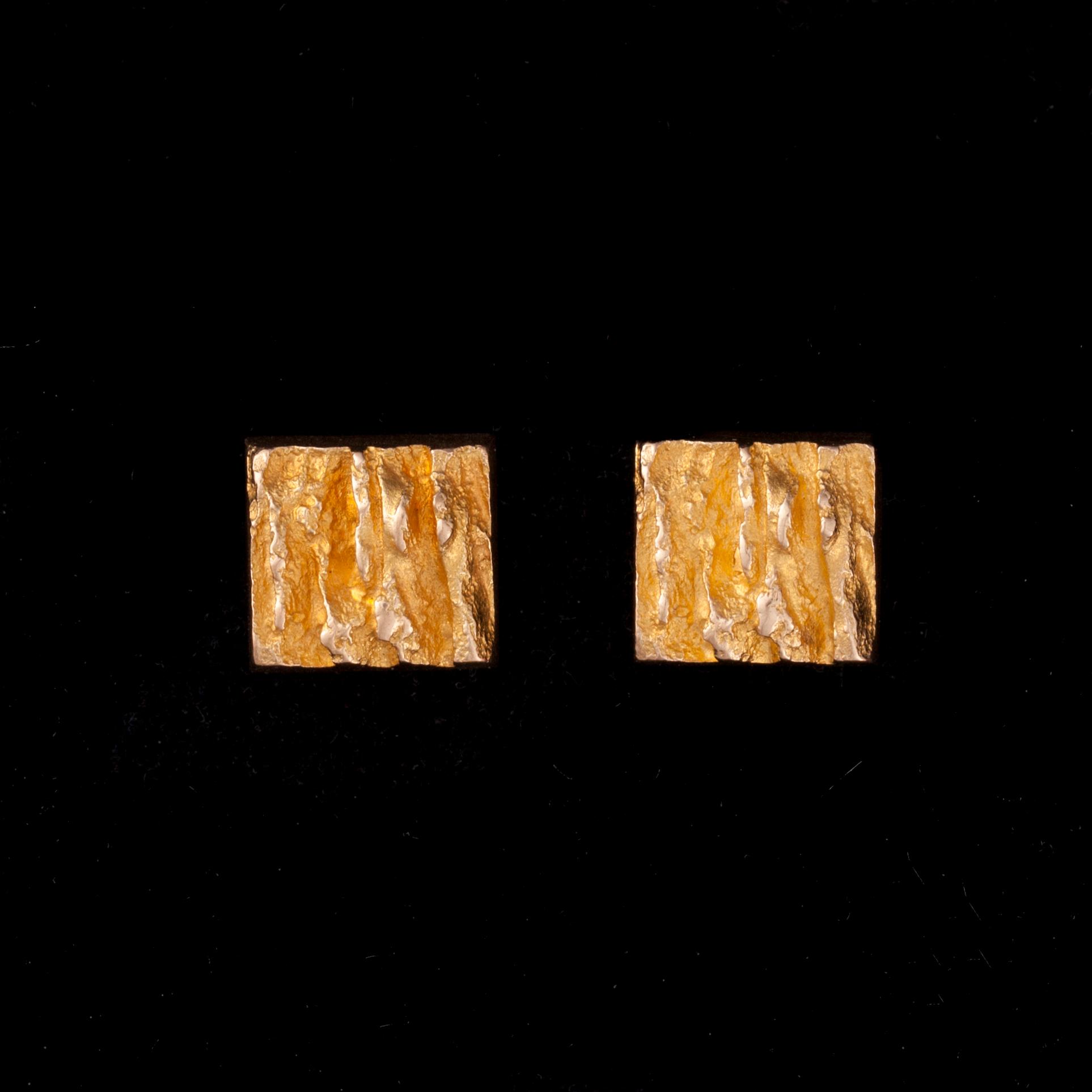 MANSCHETTKNAPPAR, 14K guld. Lapponia 1969.