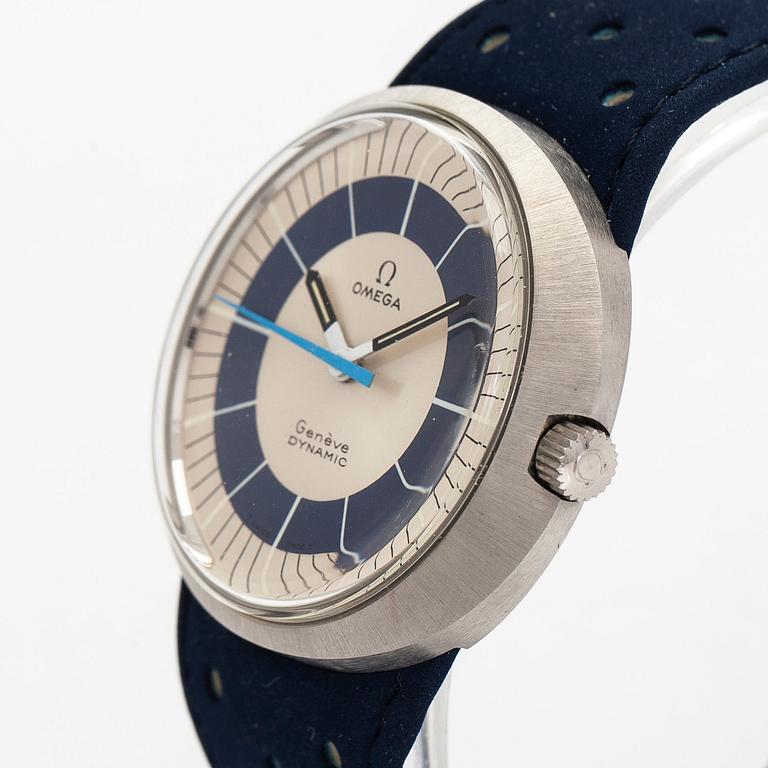 Omega, Genève, Dynamic, rannekello, 41 x 36 mm.