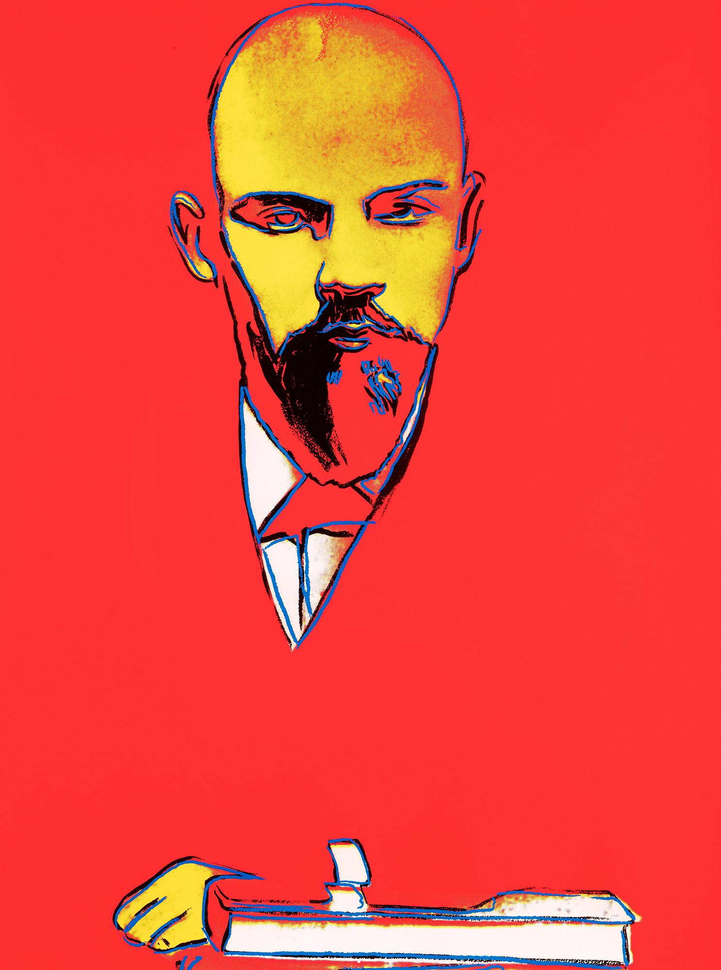 Andy Warhol, "Red Lenin".