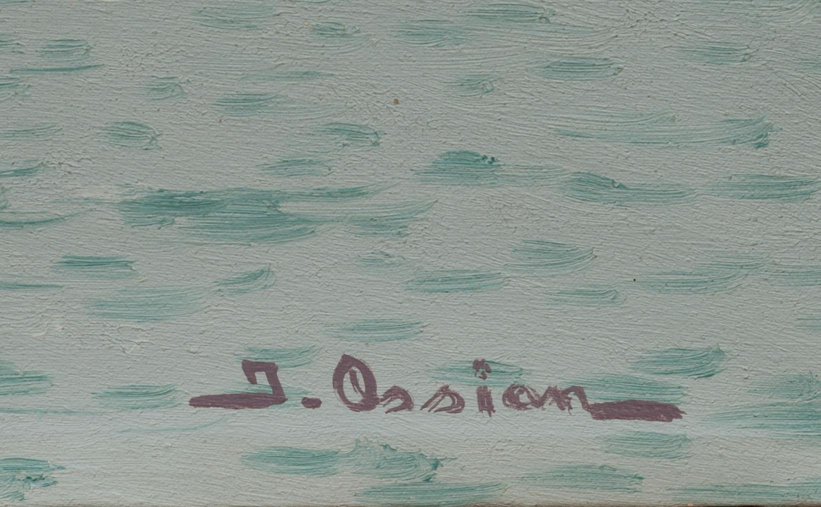 JOHAN OSSIAN-ANDERSSON, olja på duk, signerad.